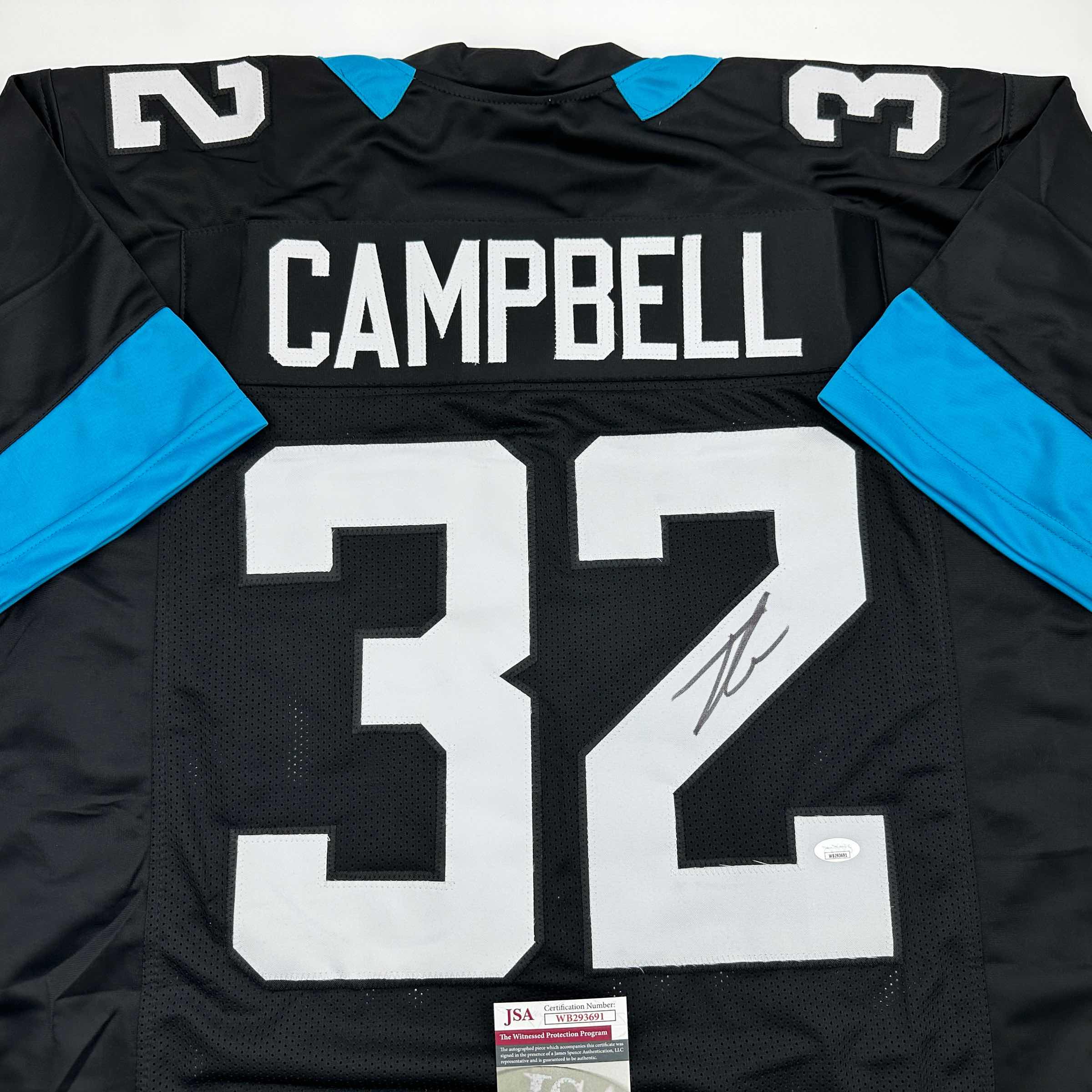autographed-signed-tyson-campbell-jacksonville-black-football-jersey-jsa-coa