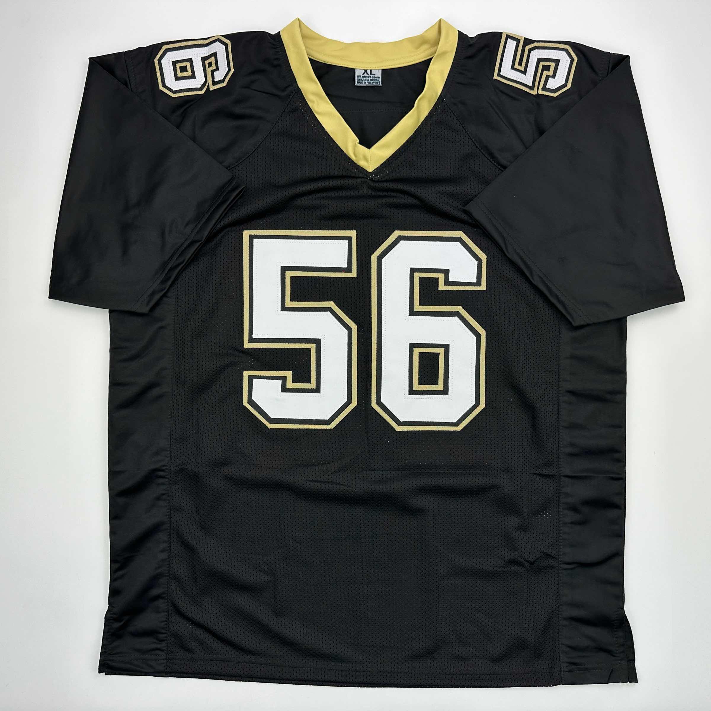 autographed-signed-pat-swilling-new-orleans-black-football-jersey-jsa-coa
