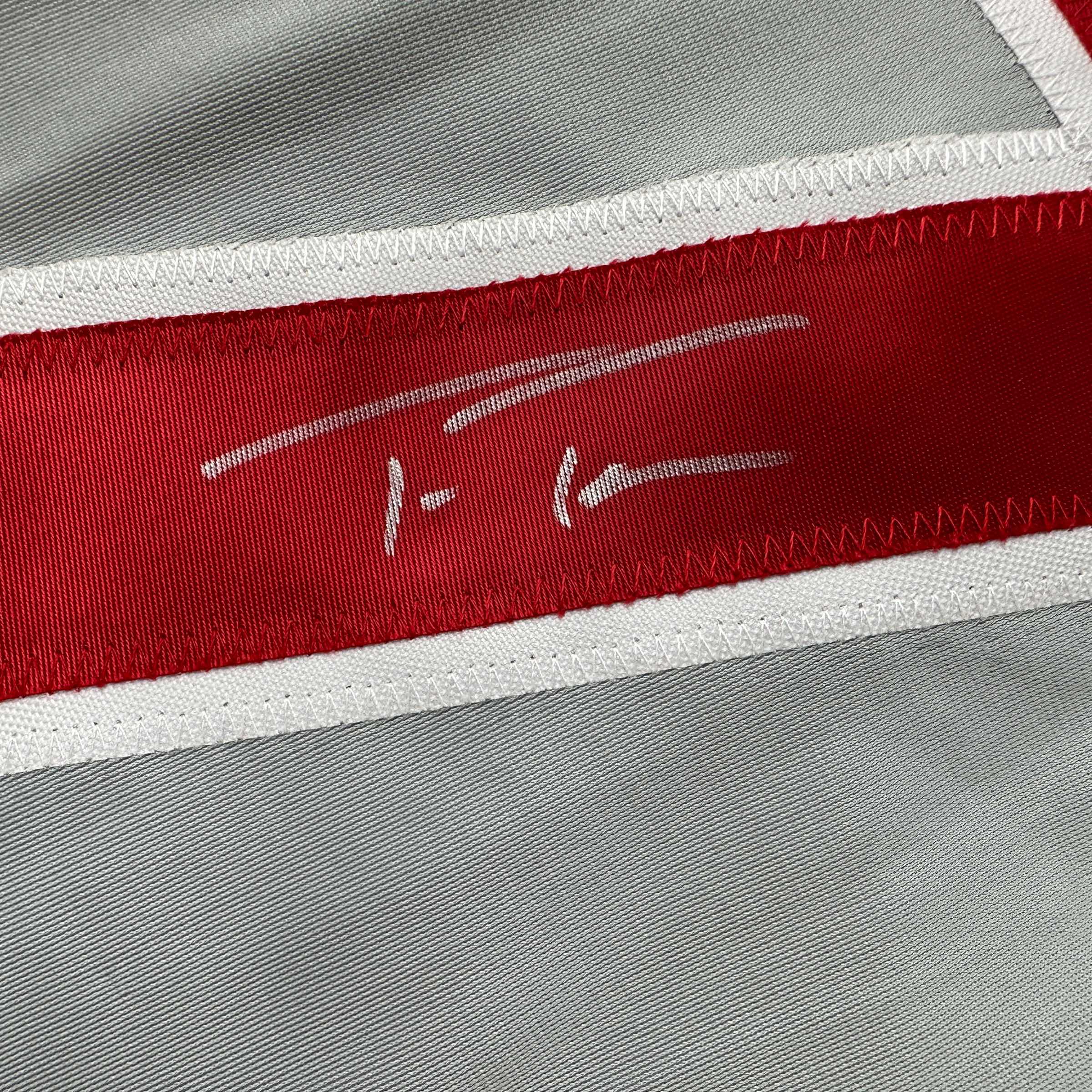 autographed-signed-trea-turner-philadelphia-grey-baseball-jersey-beckett-bas-coa