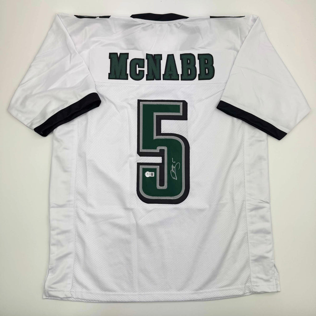 autographed-signed-donovan-mcnabb-philadelphia-white-football-jersey-jsa-coa