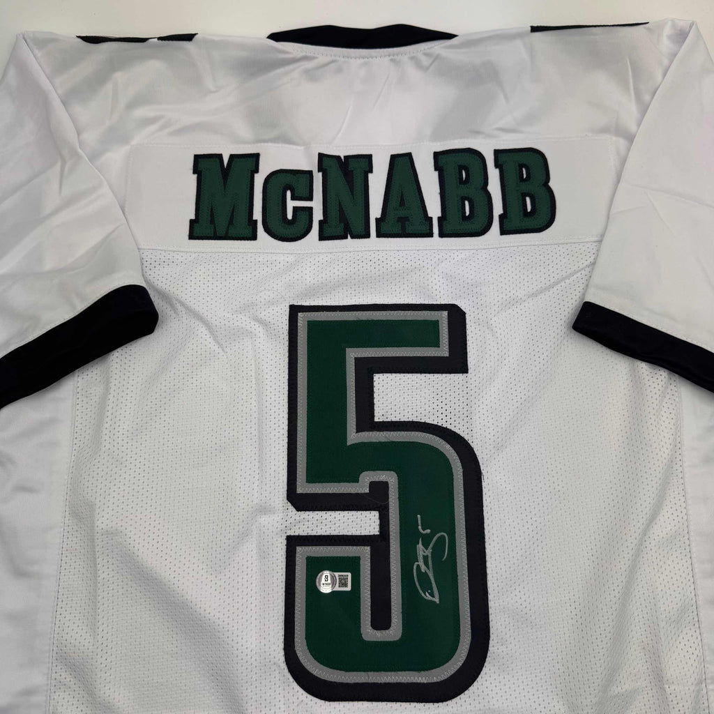 autographed-signed-donovan-mcnabb-philadelphia-white-football-jersey-jsa-coa