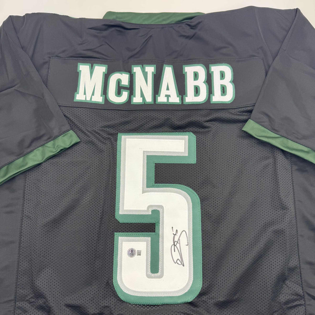 autographed-signed-donovan-mcnabb-philadelphia-black-football-jersey-jsa-coa