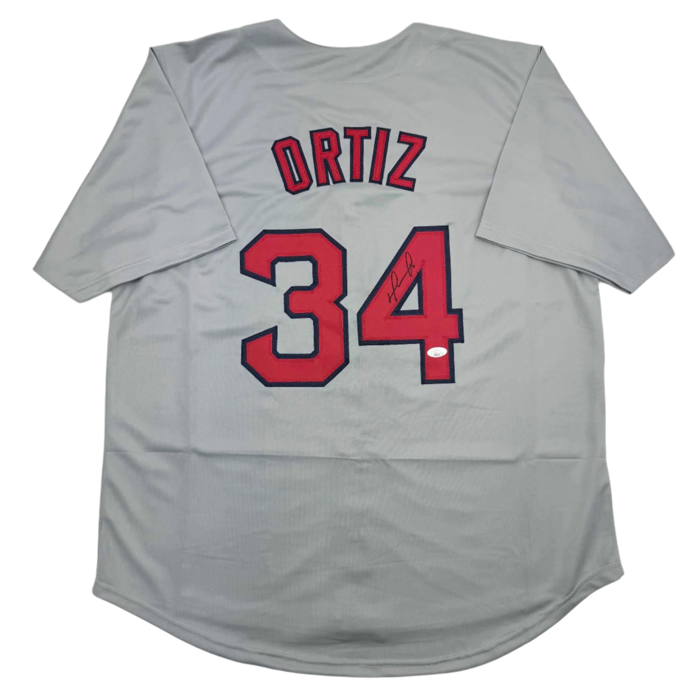 autographed-signed-david-ortiz-boston-grey-baseball-jersey-jsa-coa