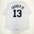 autographed-signed-jazz-chisholm-jr-new-york-pinstripe-baseball-jersey-beckett-bas-coa