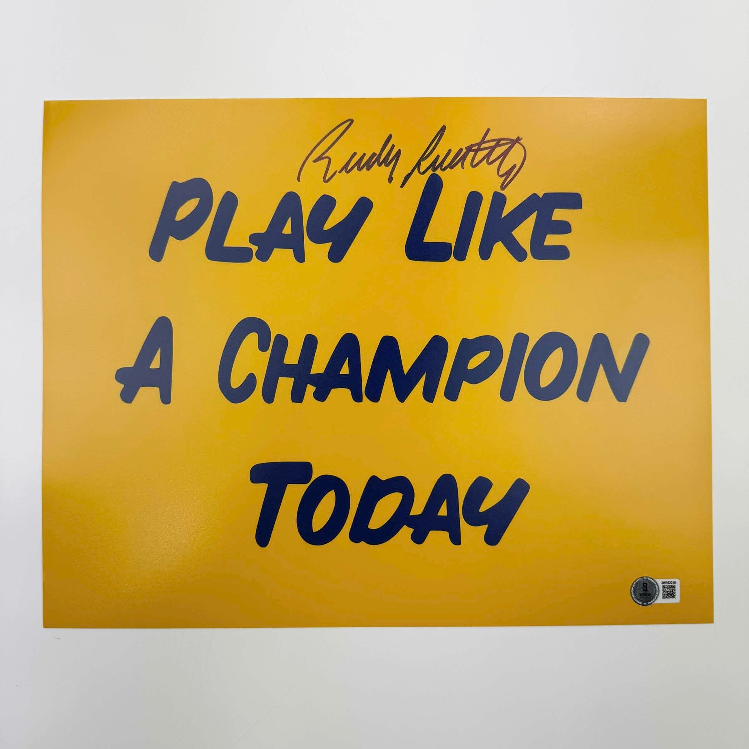autographed-signed-rudy-ruettiger-play-like-a-champion-today-notre-dame-irish-11x14-college-football-photo-beckett-bas-coa