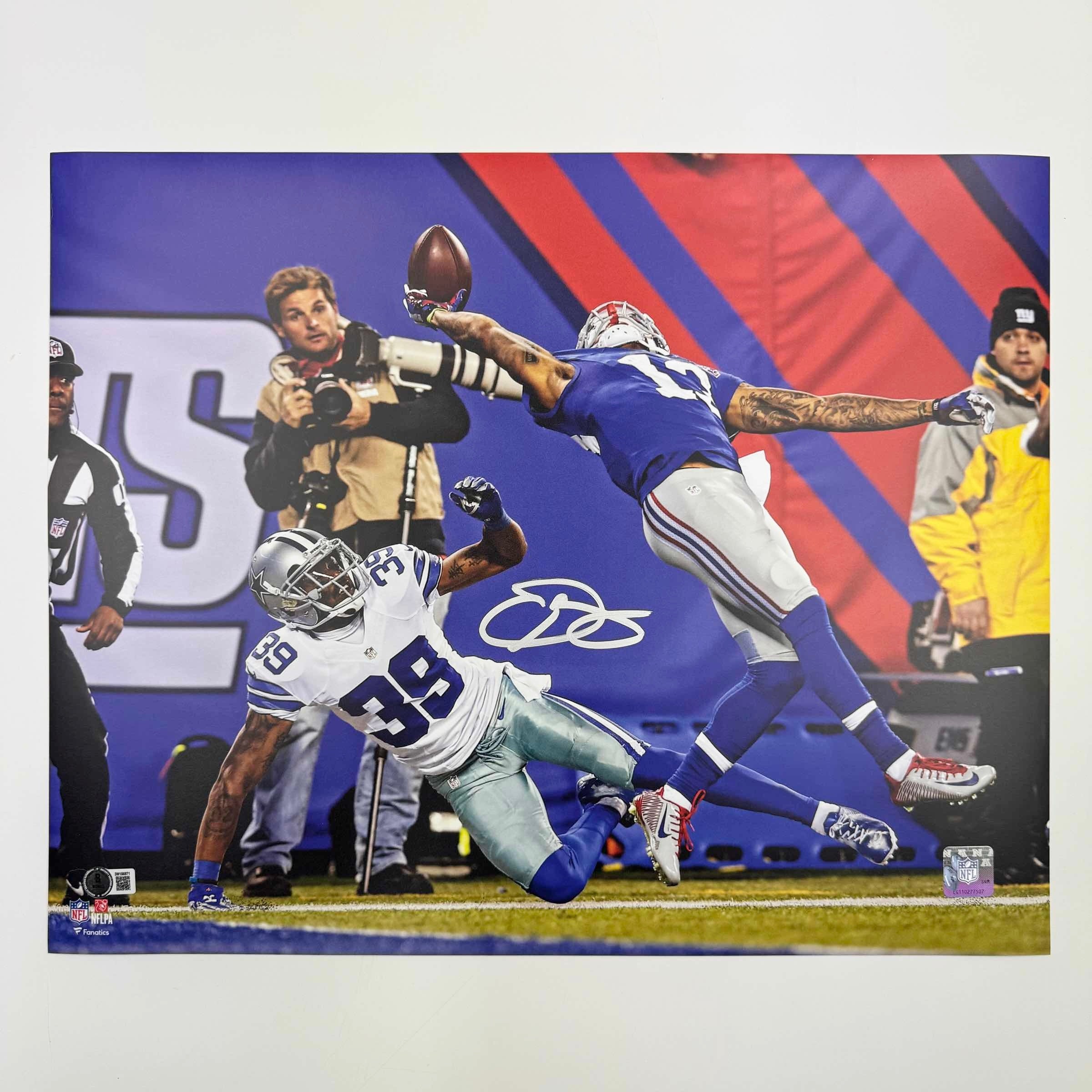 autographed-signed-odell-beckham-jr-the-catch-new-york-giants-16x20-football-photo-beckett-bas-coa