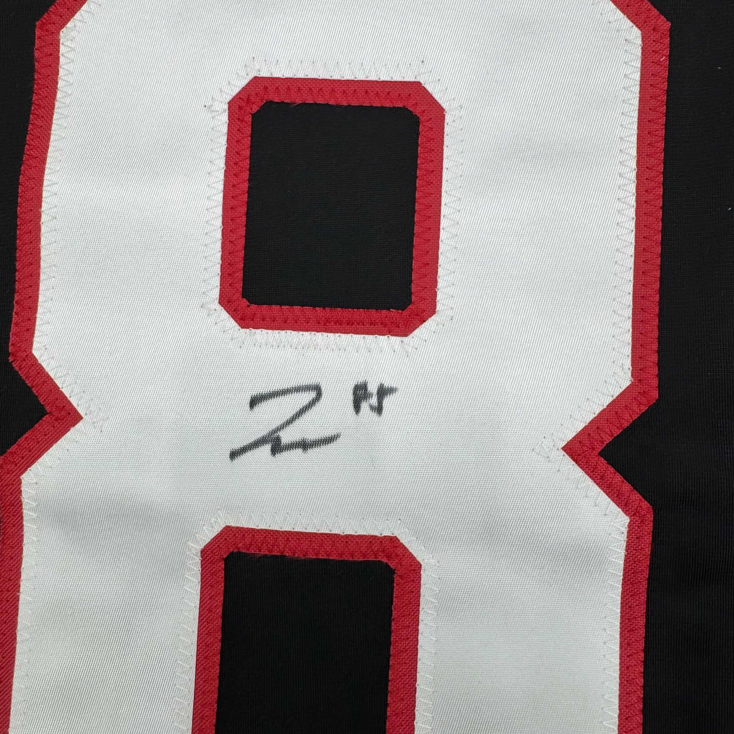 autographed-signed-jake-sanderson-ottawa-black-hockey-jersey-jsa-coa