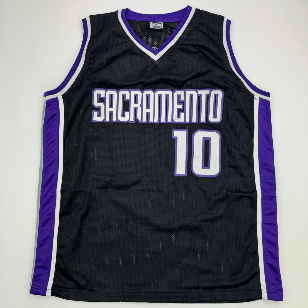autographed-signed-domantas-sabonis-sacramento-black-basketball-jersey-beckett-bas-coa