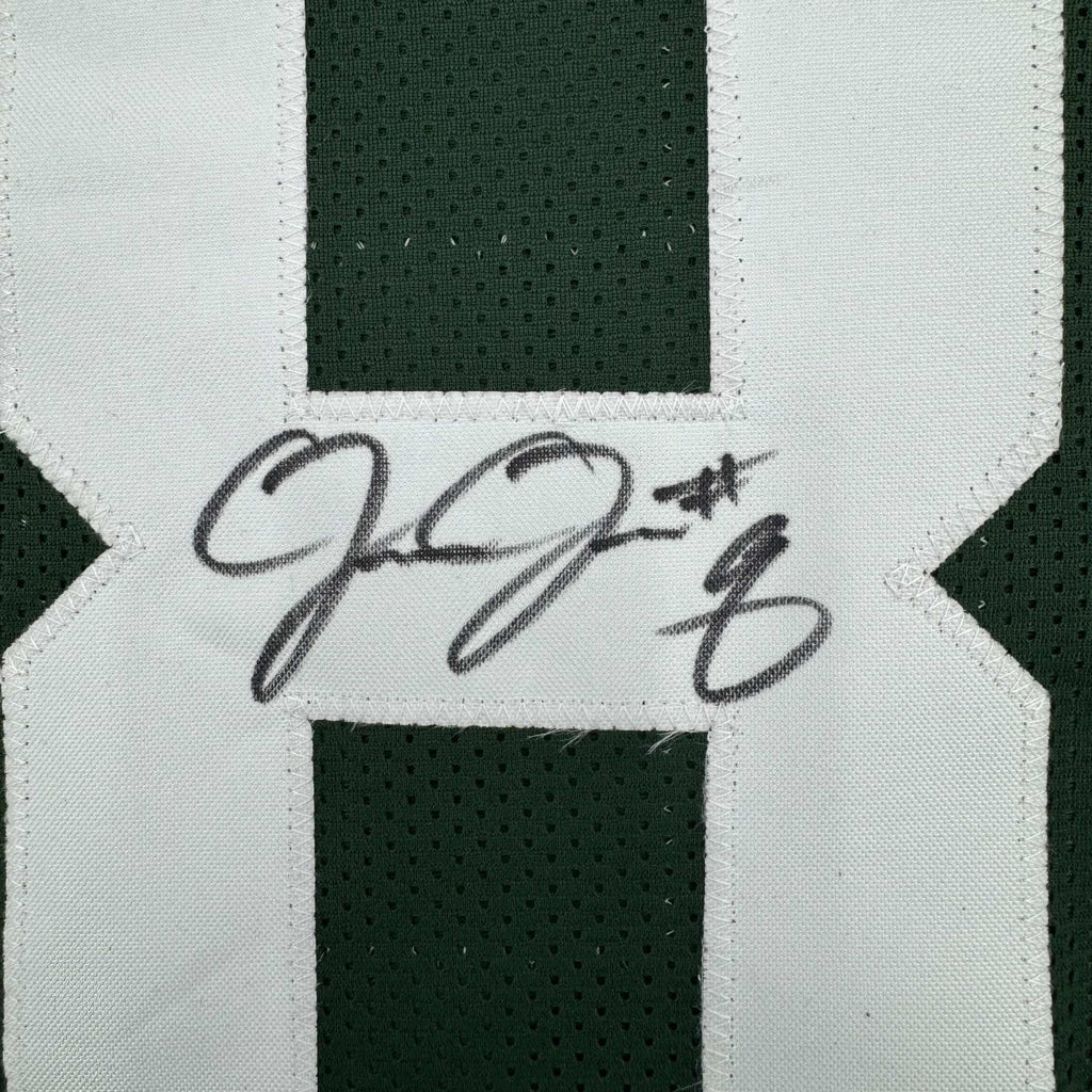 autographed-signed-josh-jacobs-green-bay-green-football-jersey-beckett-bas-coa