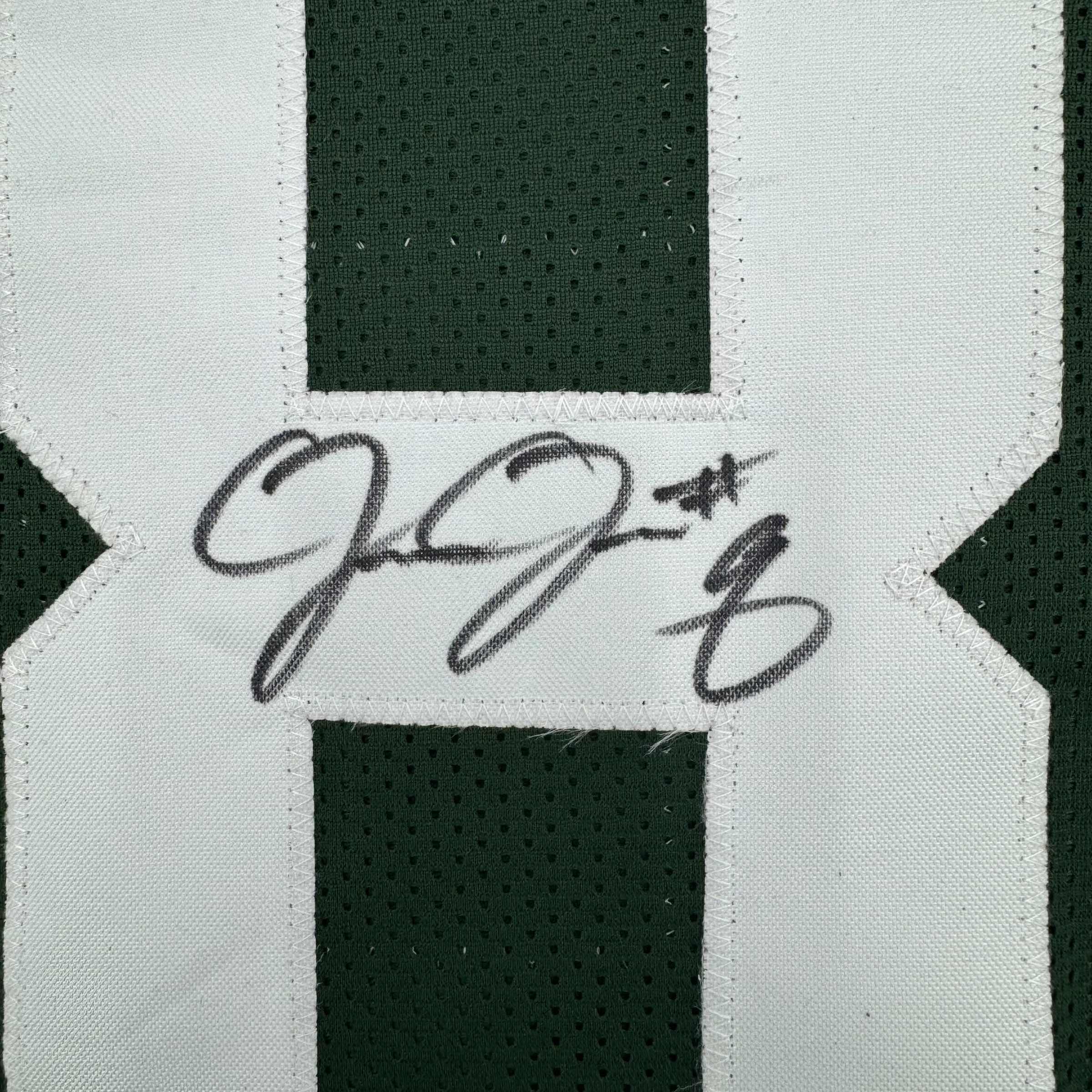 autographed-signed-josh-jacobs-green-bay-green-football-jersey-beckett-bas-coa