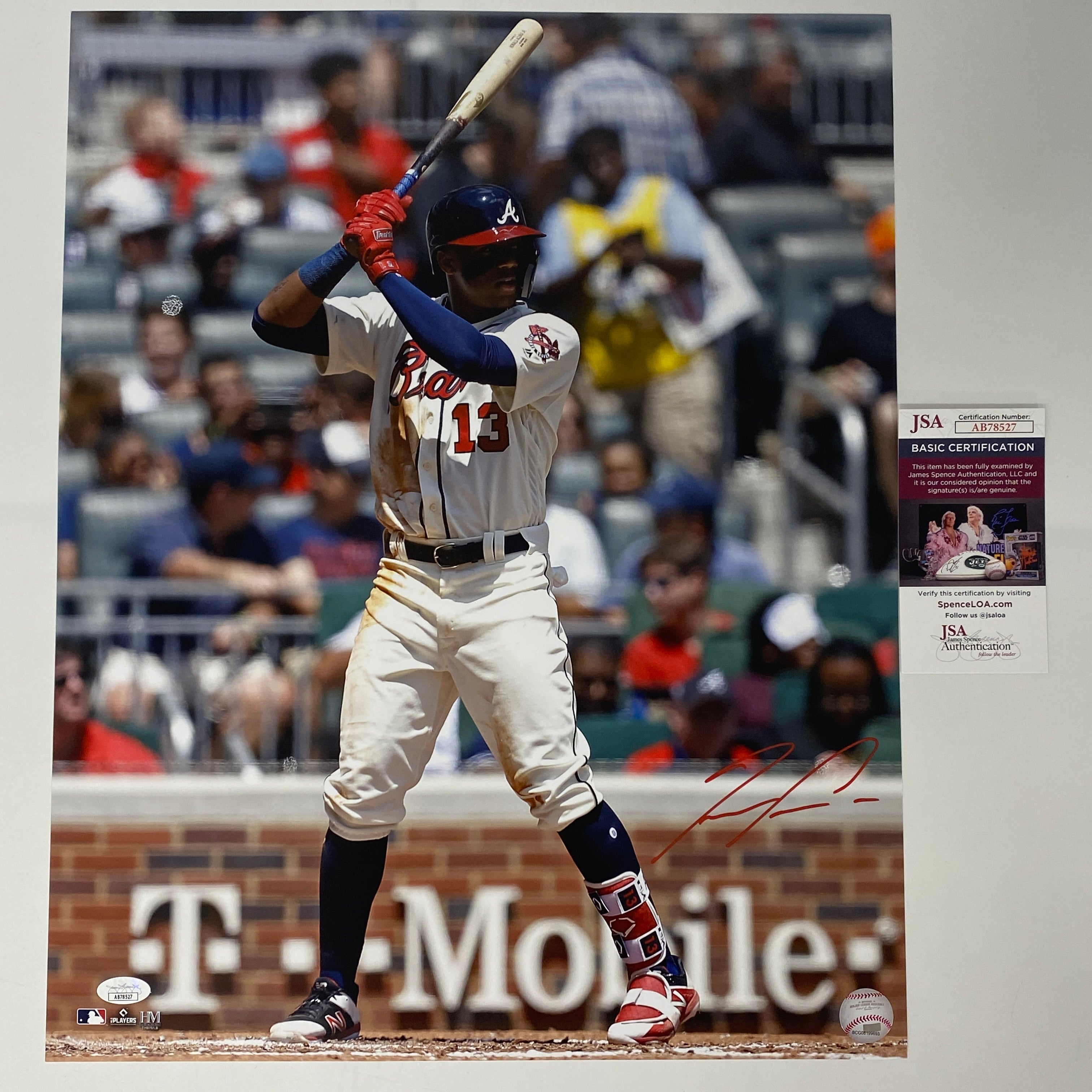 autographed-signed-ronald-acuna-jr-atlanta-braves-16x20-baseball-photo-jsa-coa-9