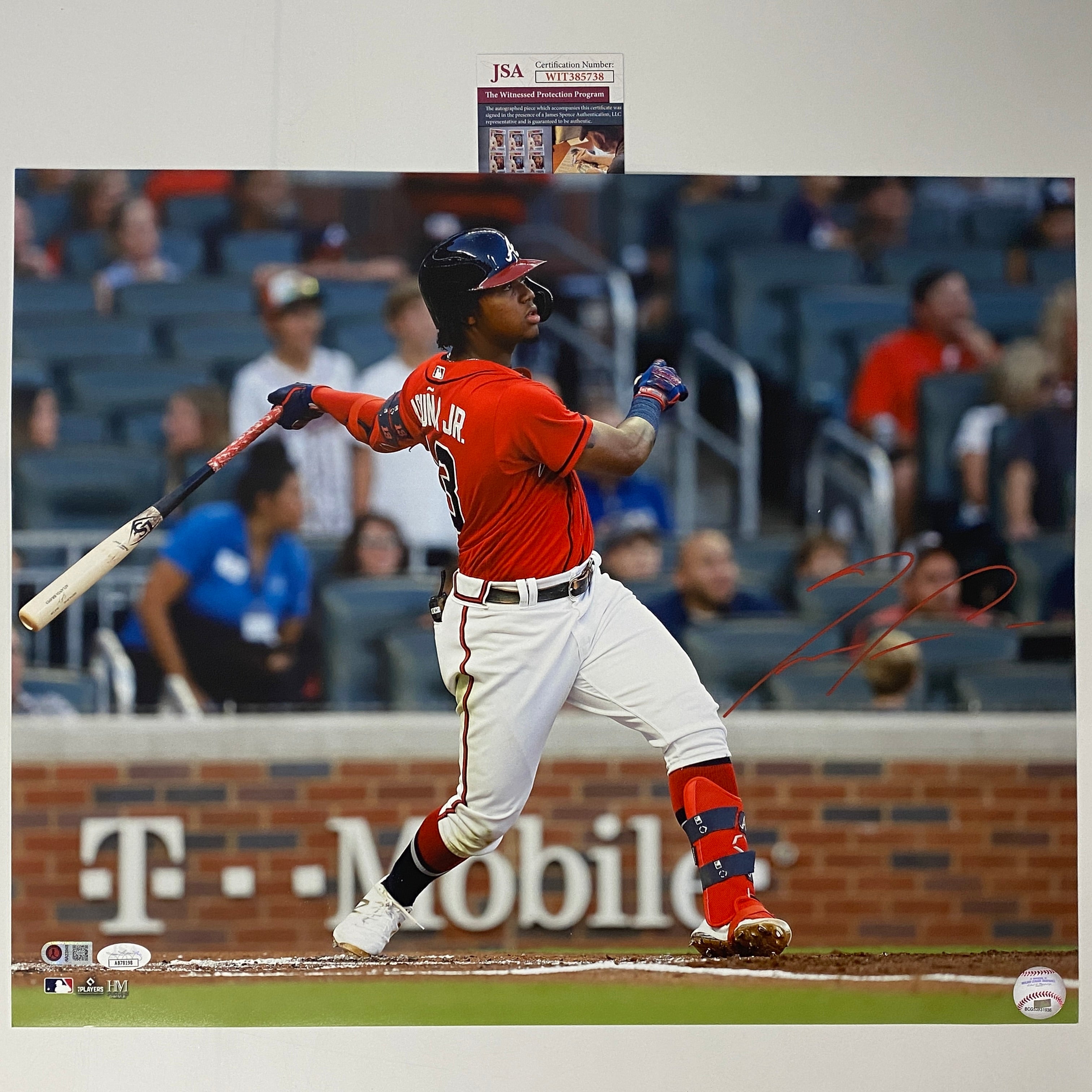 autographed-signed-ronald-acuna-jr-atlanta-braves-16x20-baseball-photo-jsa-coa-8