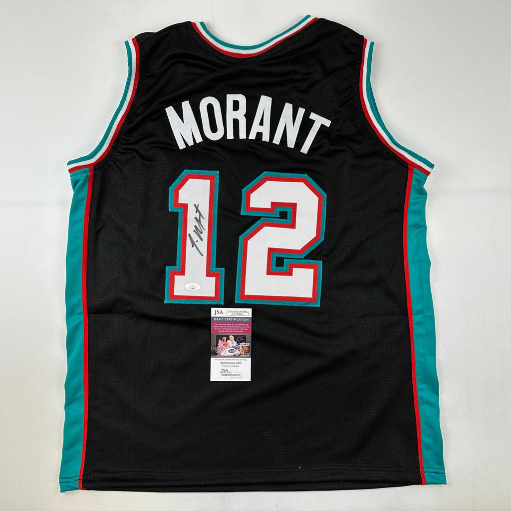 autographed-signed-ja-morant-memphis-black-basketball-jersey-jsa-coa