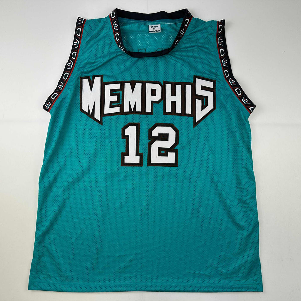 autographed-signed-ja-morant-memphis-teal-basketball-jersey-jsa-coa