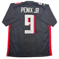 autographed-signed-michael-penix-jr-atlanta-black-football-jersey-beckett-bas-coa-1