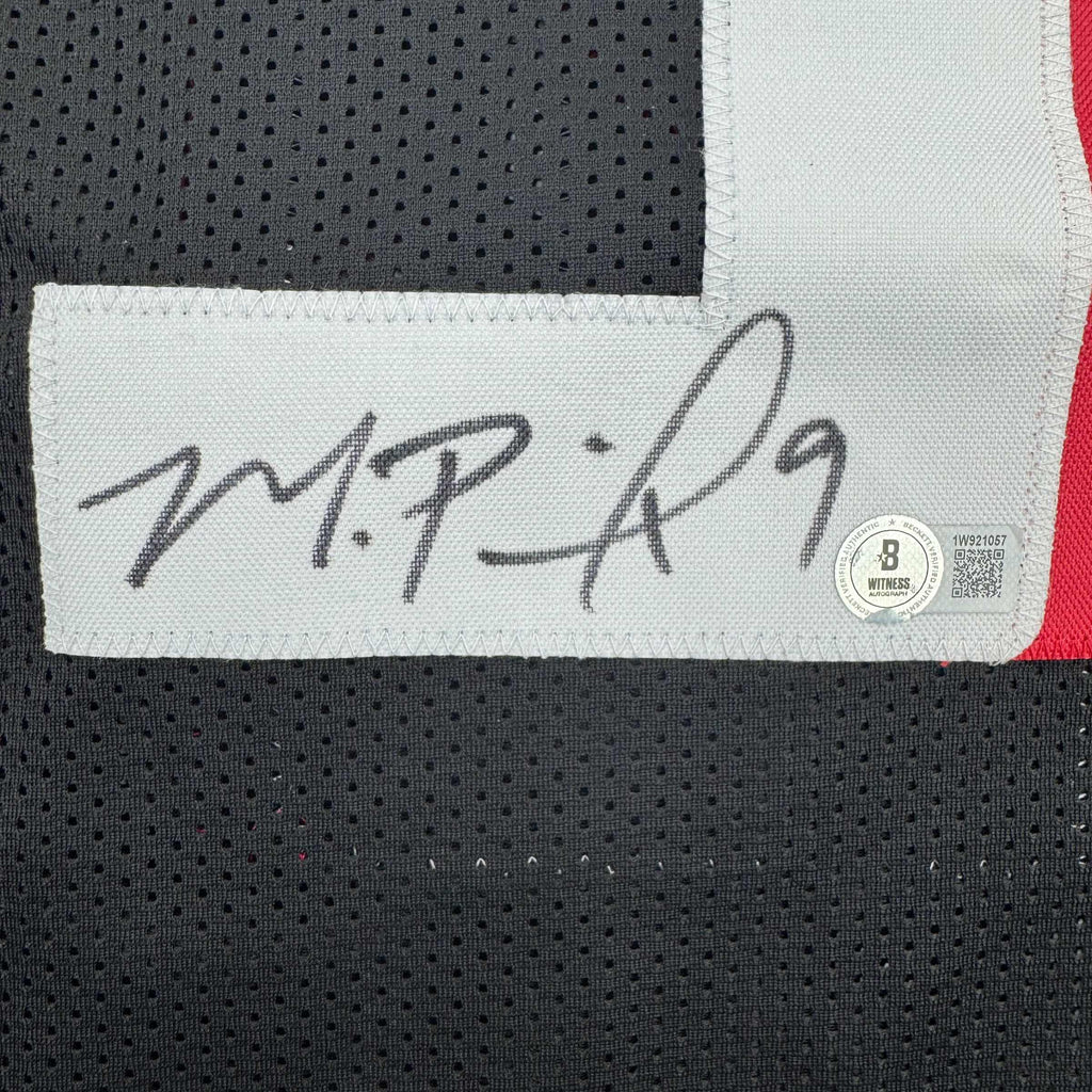 autographed-signed-michael-penix-jr-atlanta-black-football-jersey-beckett-bas-coa-1