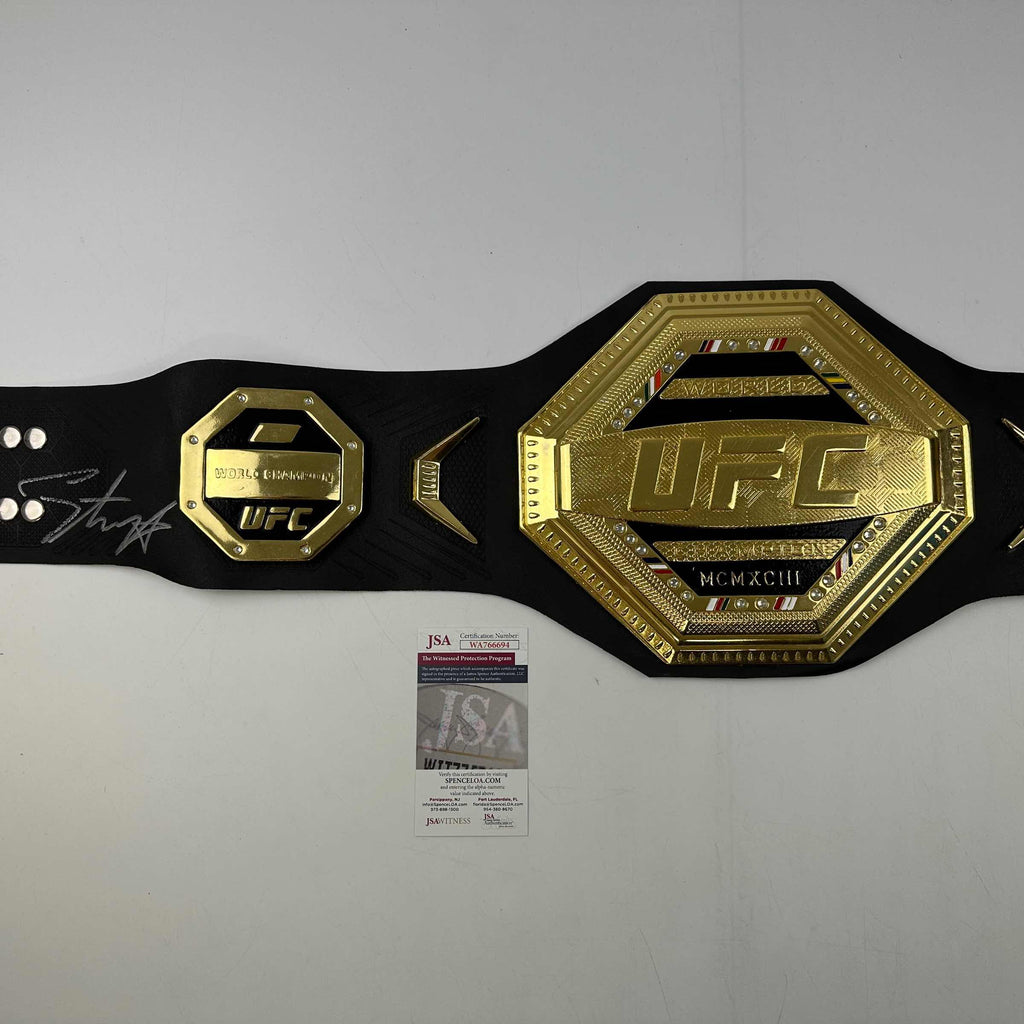 autographed-signed-israel-izzy-adesanya-black-replica-ufc-championship-title-belt-jsa-coa