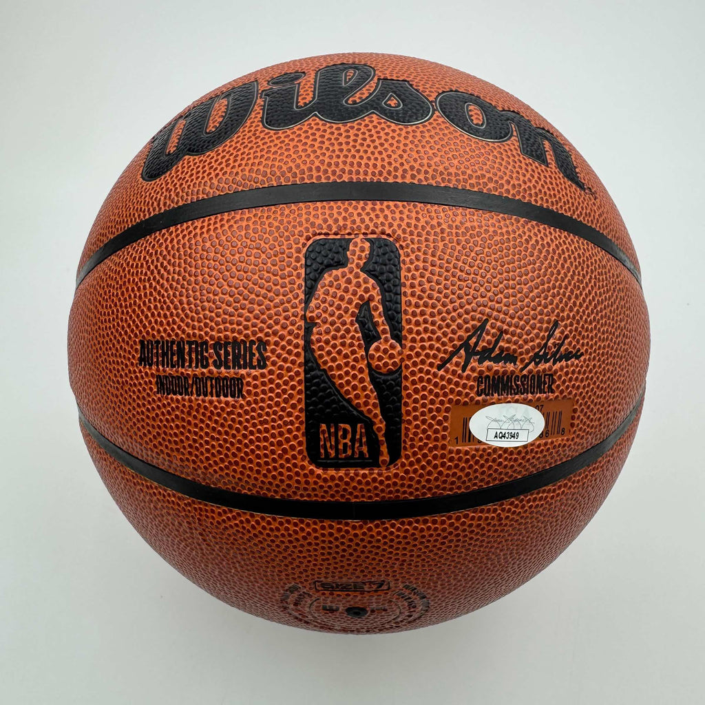 autographed-signed-cooper-flagg-dallas-mavericks-full-size-wilson-basketball-jsa-coa