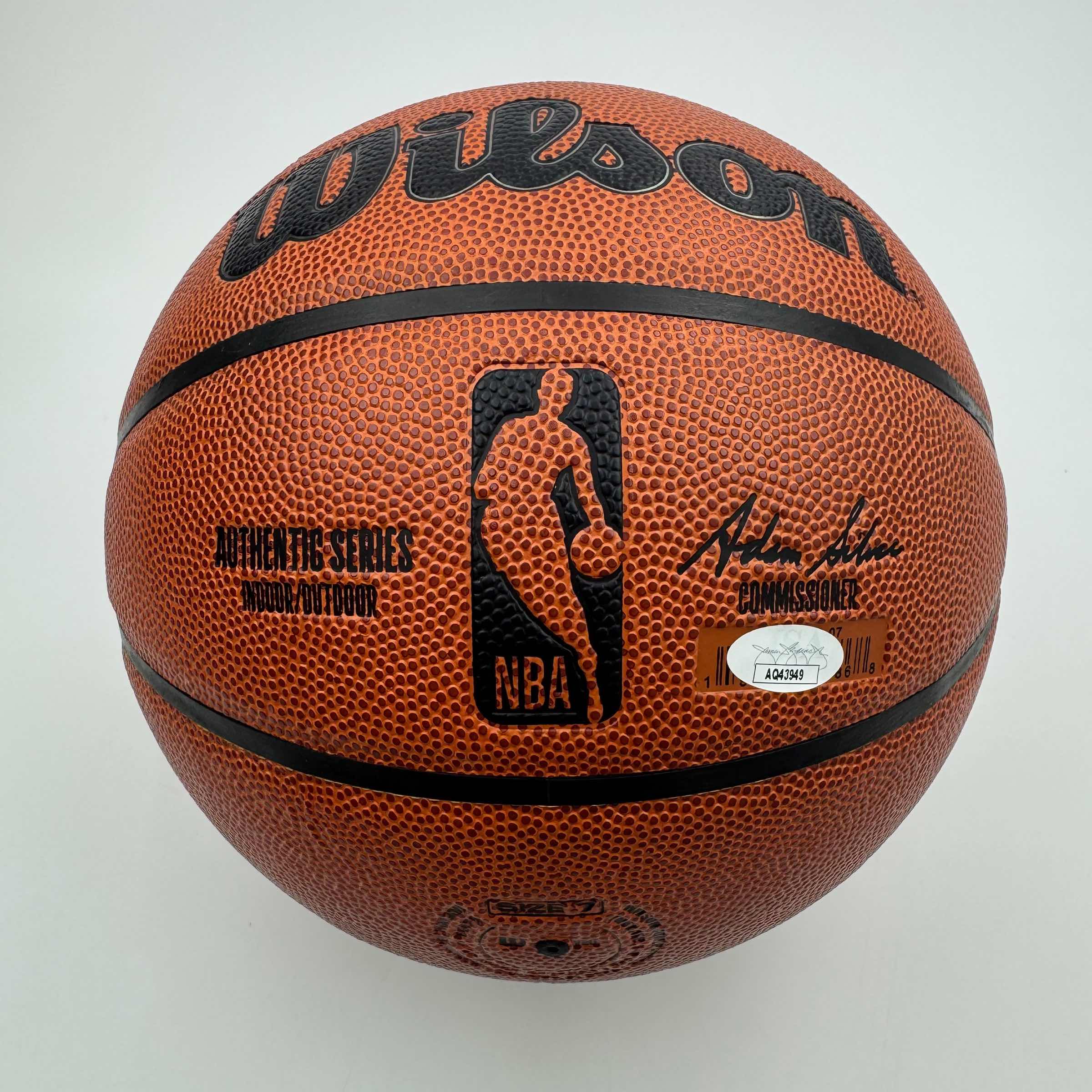 autographed-signed-cooper-flagg-dallas-mavericks-full-size-wilson-basketball-jsa-coa