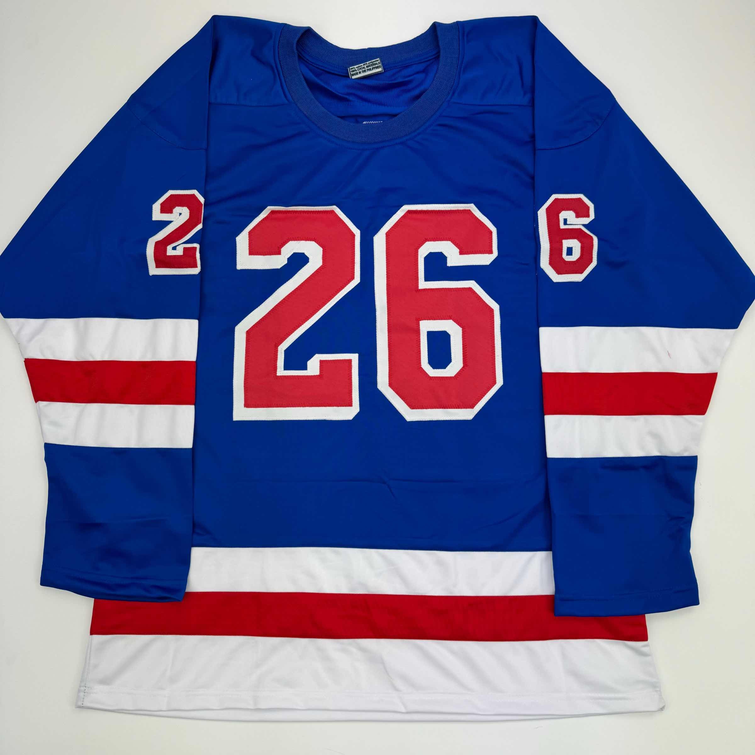 autographed-signed-jimmy-vesey-new-york-blue-hockey-jersey-jsa-coa