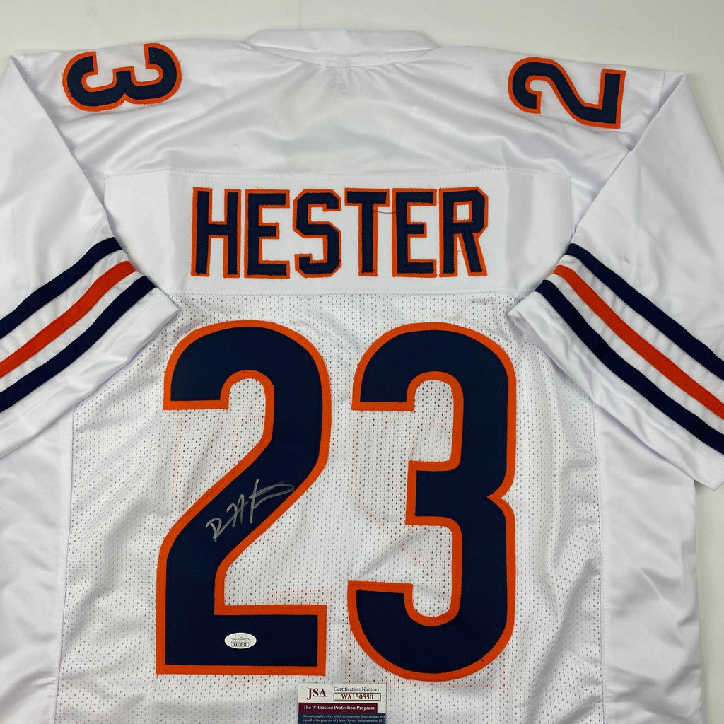 autographed-signed-devin-hester-chicago-white-football-jersey-jsa-coa