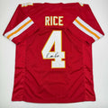 autographed-signed-rashee-rice-kansas-city-red-football-jersey-beckett-bas-coa