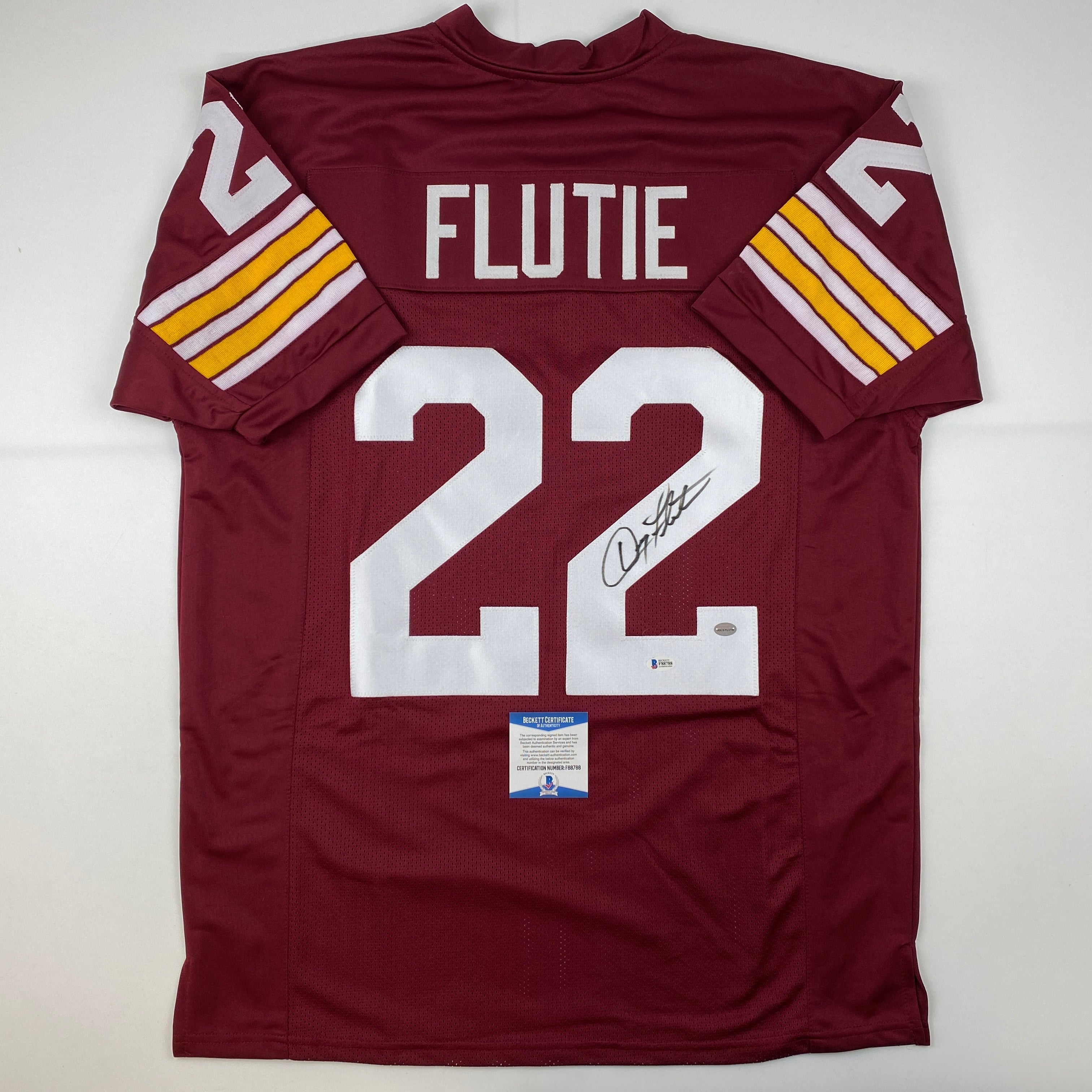 autographed-signed-doug-flutie-boston-college-maroon-football-jersey-beckett-bas-coa