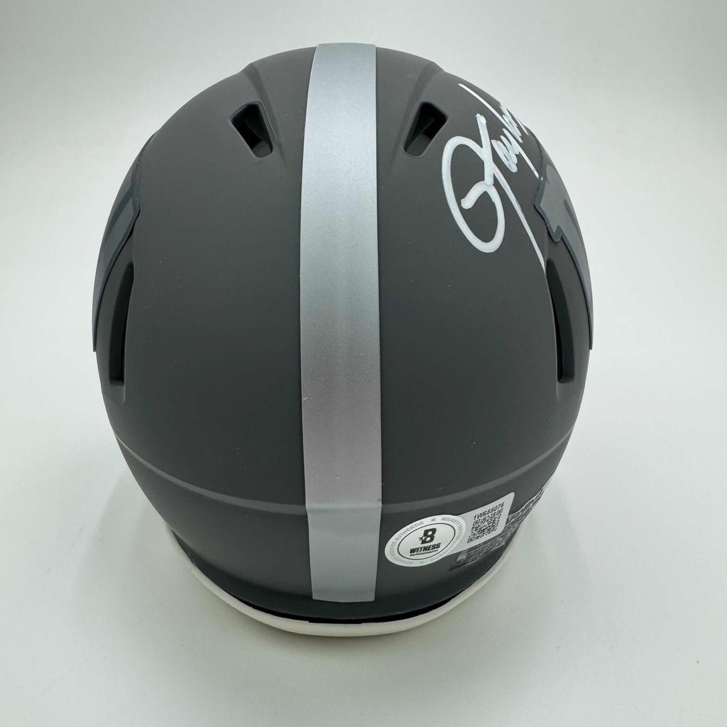 autographed-signed-lawrence-taylor-new-york-giants-silver-mini-football-helmet-beckett-bas-coa