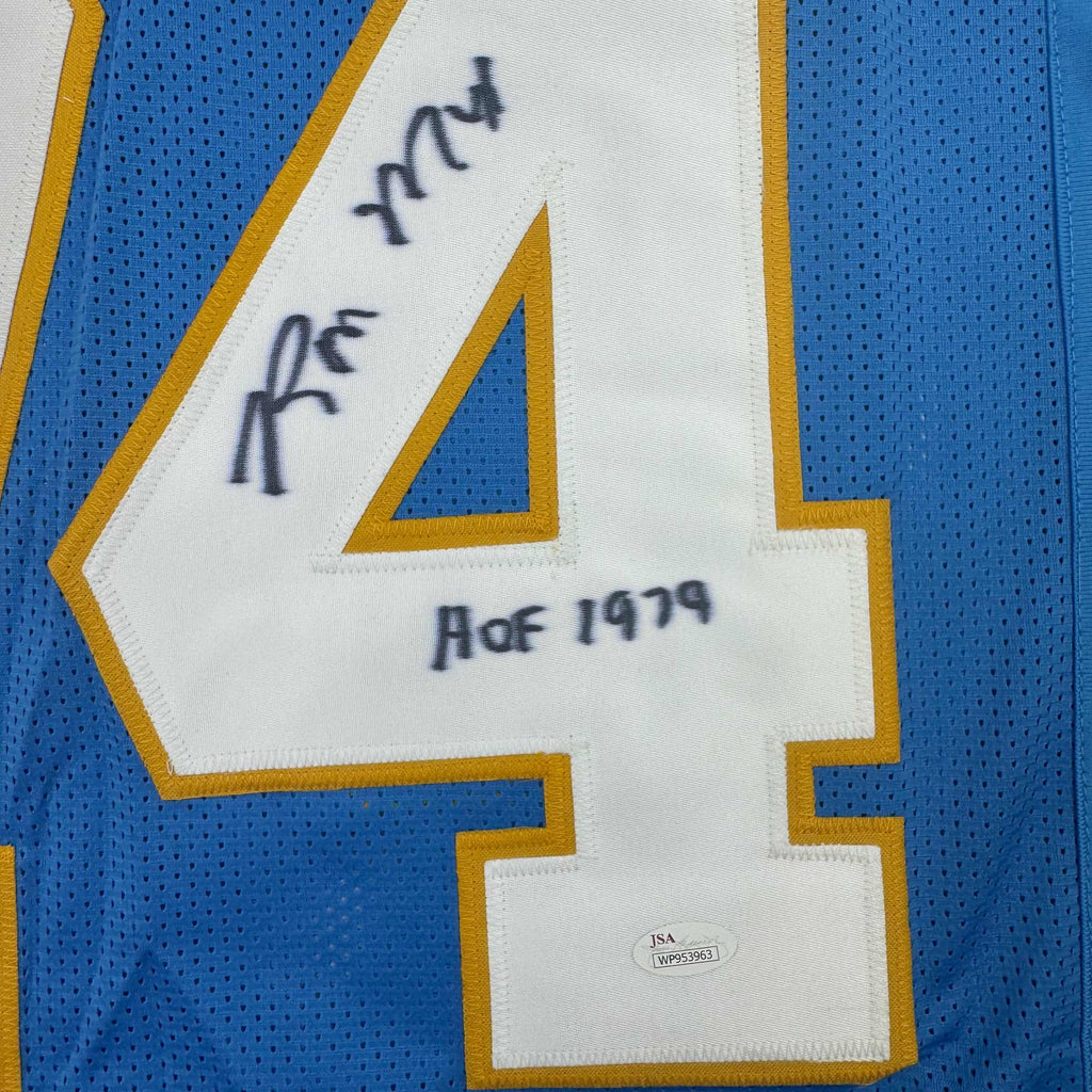 autographed-signed-ron-mix-hof-1979-san-diego-powder-blue-football-jersey-jsa-coa