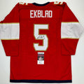 autographed-signed-aaron-ekblad-florida-red-hockey-jersey-jsa-coa