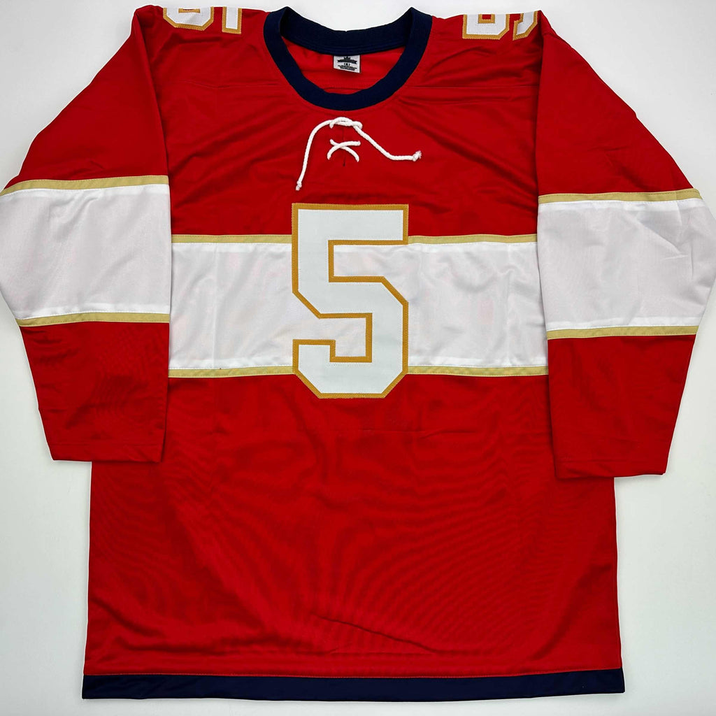 autographed-signed-aaron-ekblad-florida-red-hockey-jersey-jsa-coa