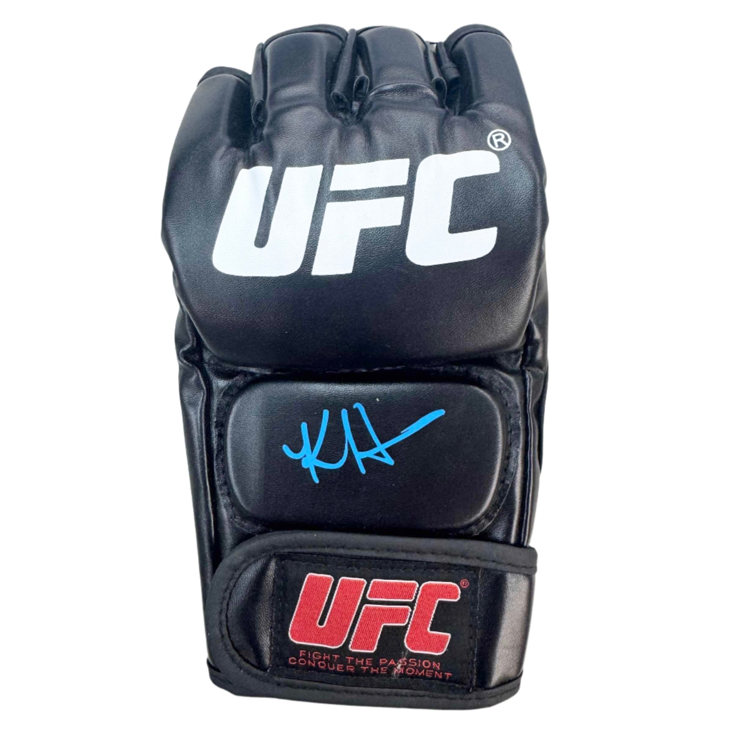autographed-signed-kayla-harrison-ufc-mma-black-fighting-glove-beckett-bas-coa
