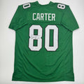 autographed-signed-cris-carter-philadelphia-kelly-green-football-jersey-beckett-bas-coa