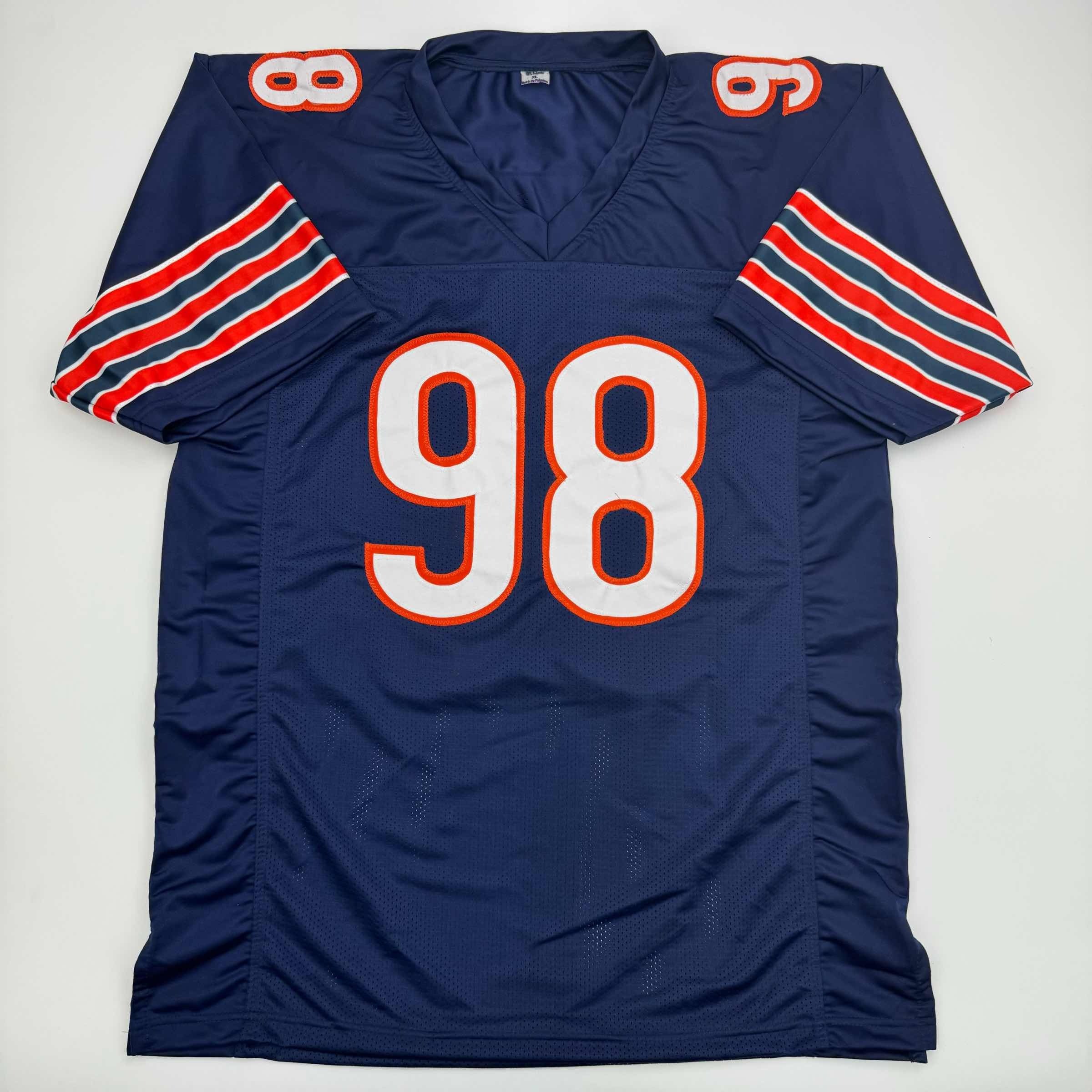 autographed-signed-montez-sweat-tez-effect-chicago-blue-football-jersey-psa-coa