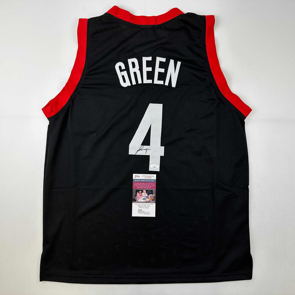 autographed-signed-jalen-green-4-houston-black-basketball-jersey-jsa-coa