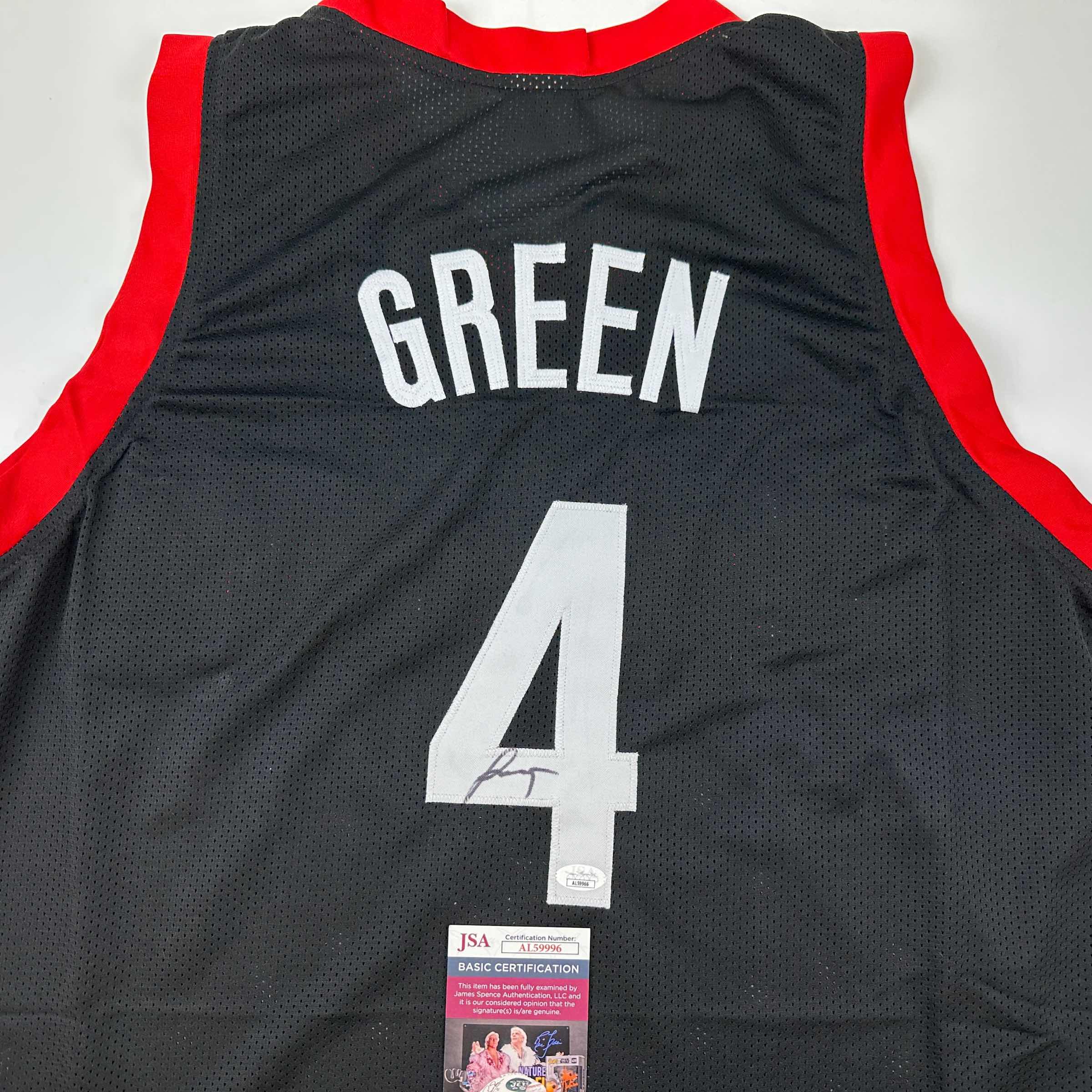autographed-signed-jalen-green-4-houston-black-basketball-jersey-jsa-coa