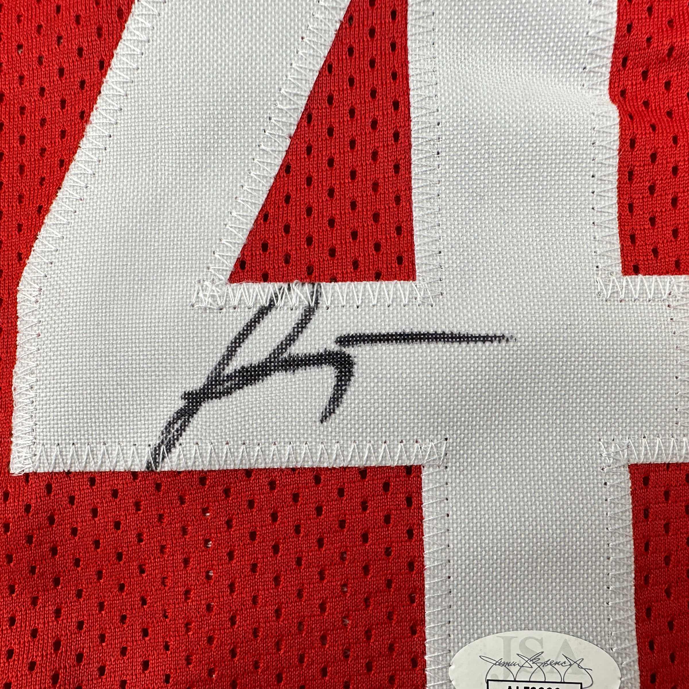 autographed-signed-jalen-green-4-houston-red-basketball-jersey-jsa-coa