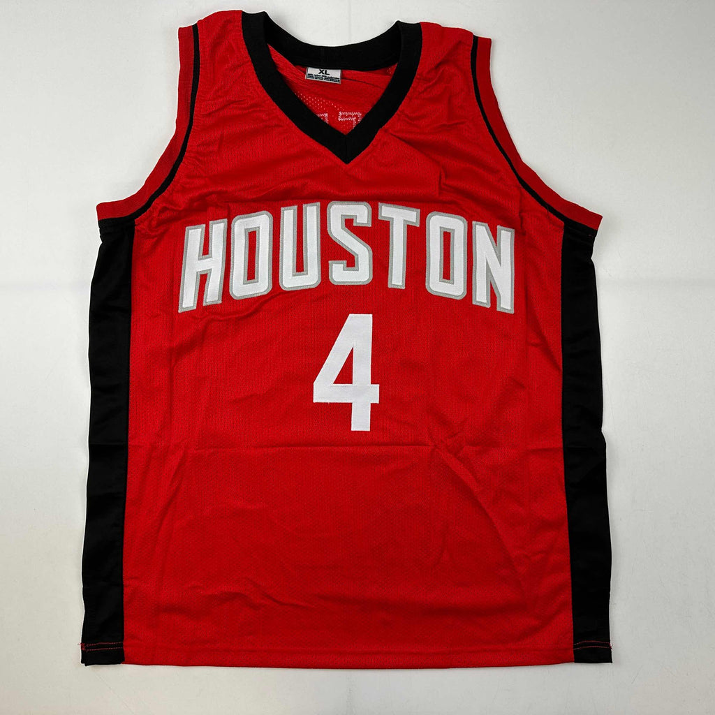 autographed-signed-jalen-green-4-houston-red-basketball-jersey-jsa-coa