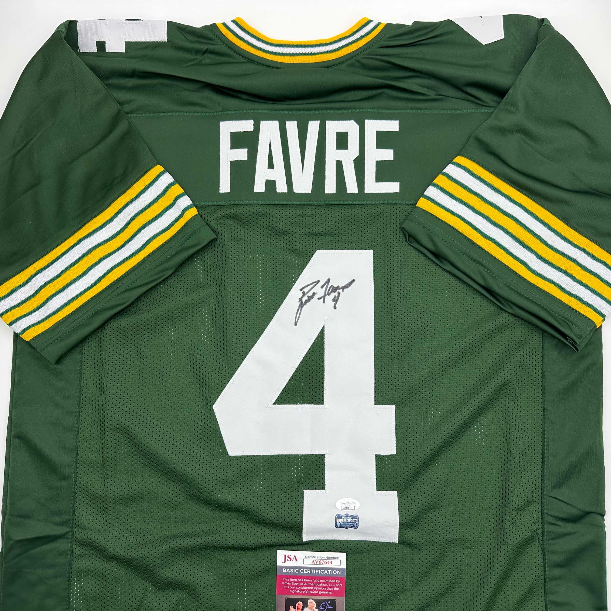 autographed-signed-brett-favre-green-bay-green-football-jersey-jsa-coa