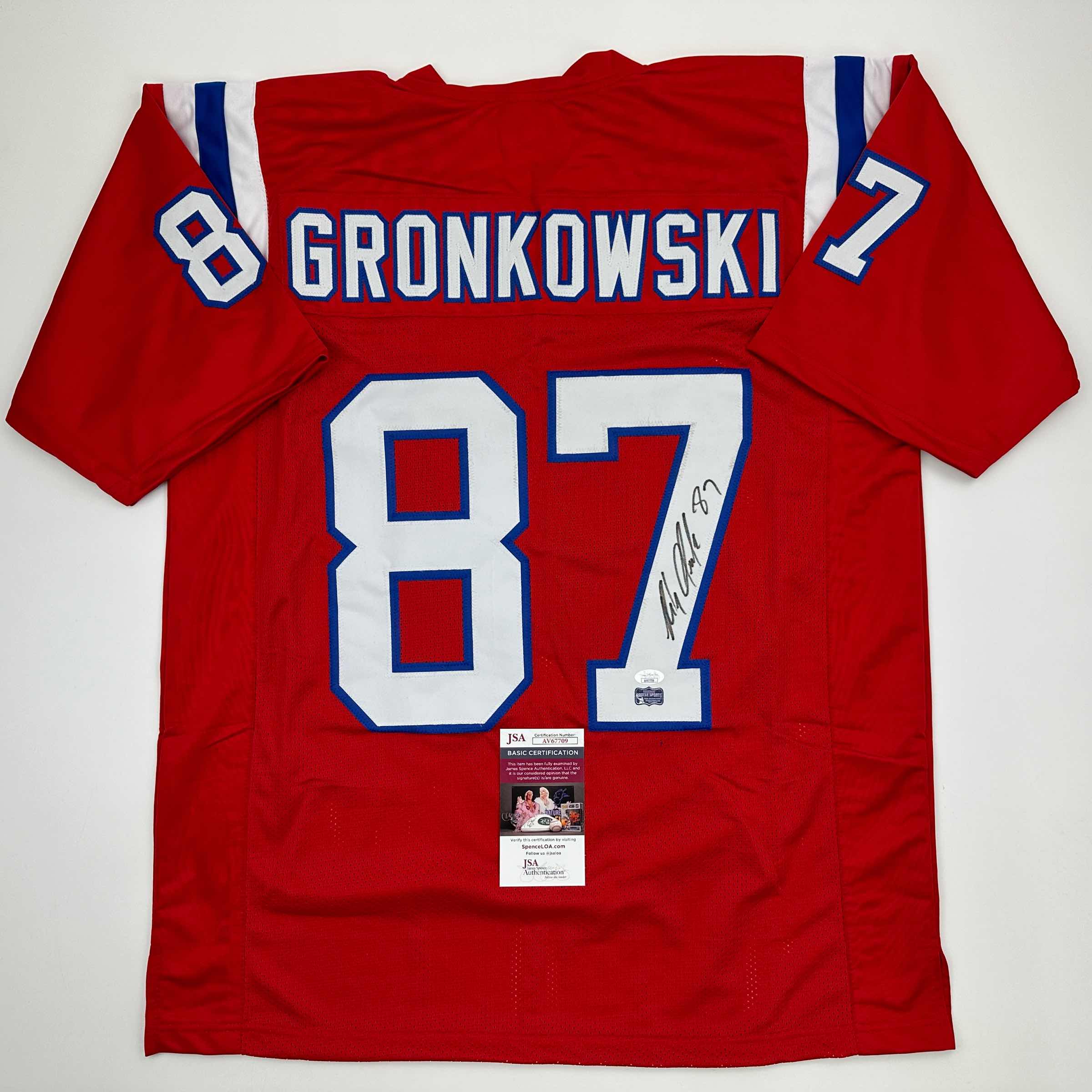 autographed-signed-rob-gronk-gronkowski-new-england-red-football-jersey-jsa-coa