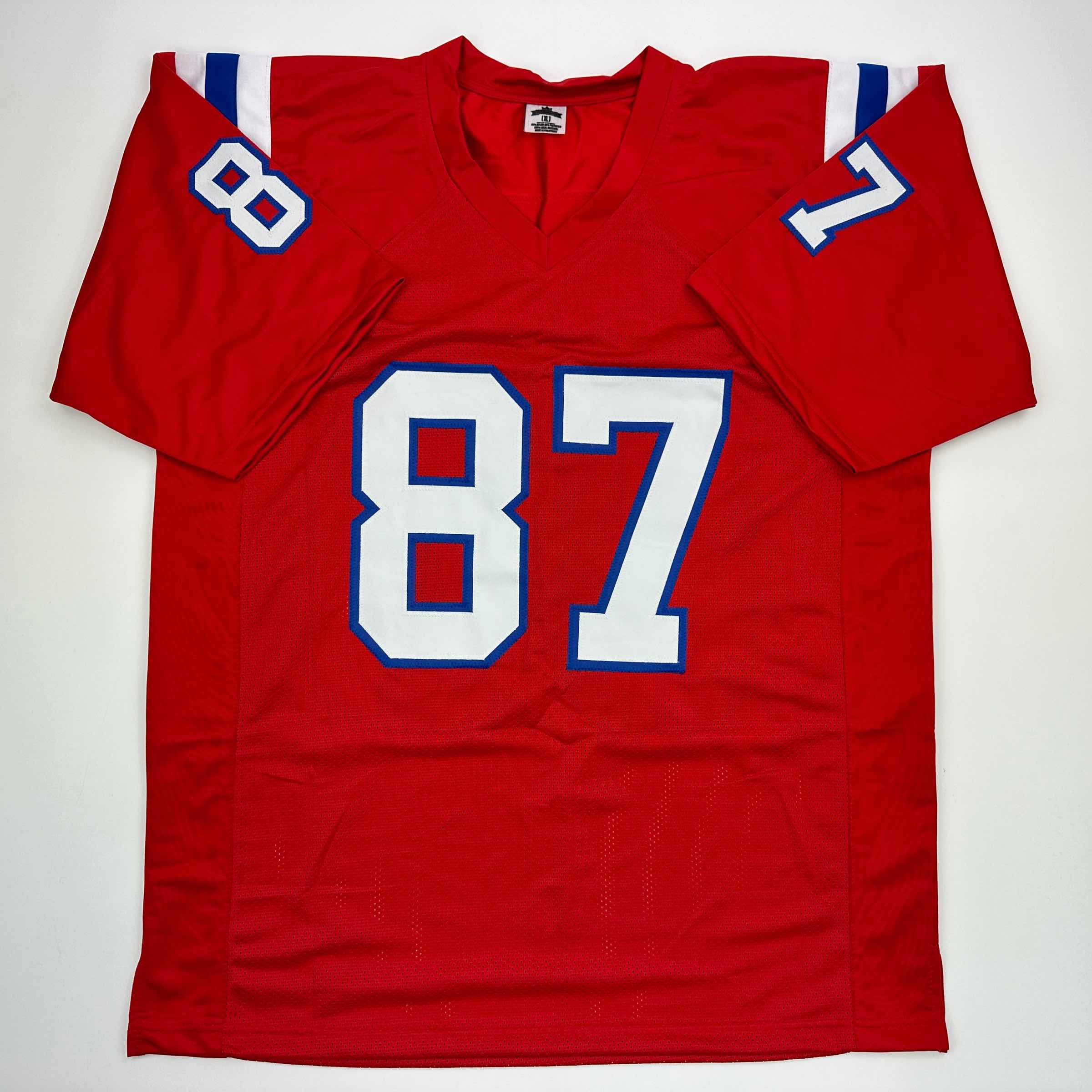autographed-signed-rob-gronk-gronkowski-new-england-red-football-jersey-jsa-coa