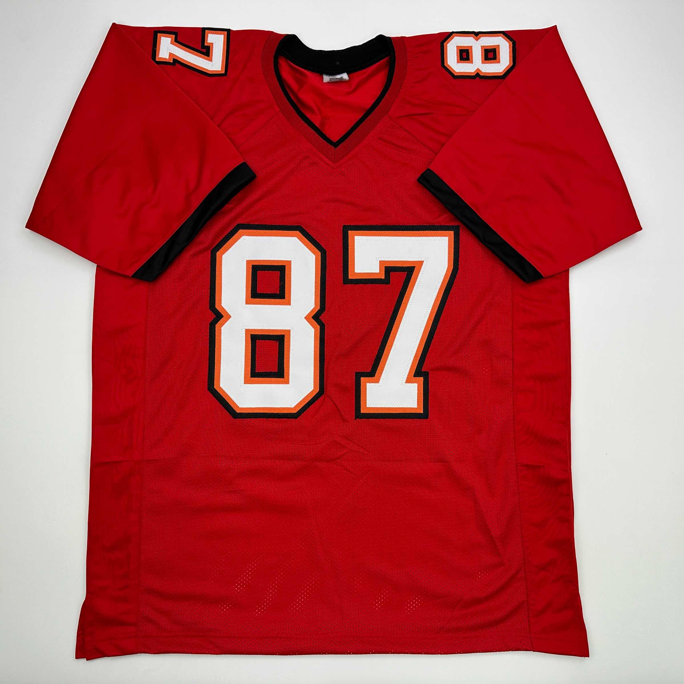 autographed-signed-rob-gronk-gronkowski-tampa-bay-red-football-jersey-jsa-coa