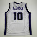 autographed-signed-demar-derozan-sacramento-white-basketball-jersey-beckett-bas-coa