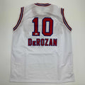 autographed-signed-demar-derozan-sacramento-white-kansas-city-retro-basketball-jersey-beckett-bas-coa