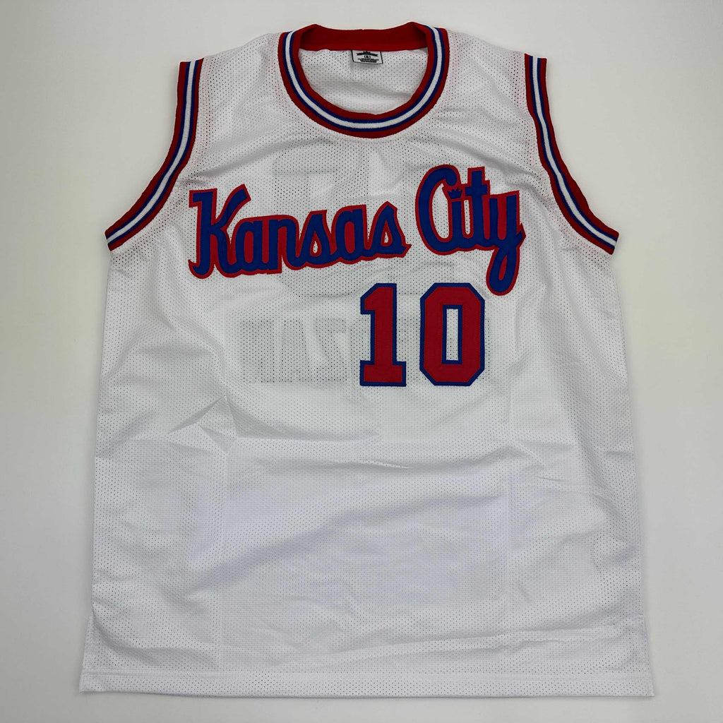 autographed-signed-demar-derozan-sacramento-white-kansas-city-retro-basketball-jersey-beckett-bas-coa