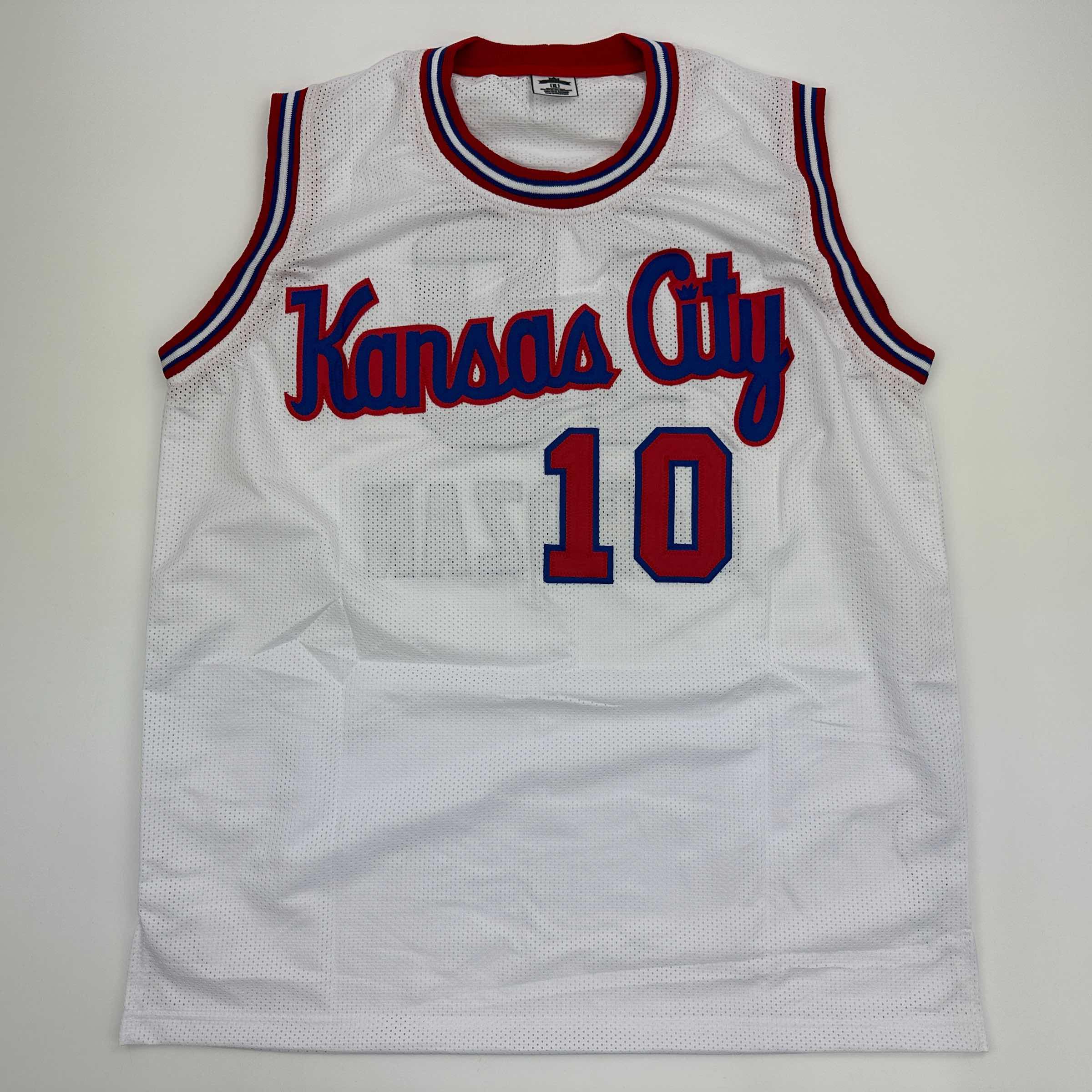 autographed-signed-demar-derozan-sacramento-white-kansas-city-retro-basketball-jersey-beckett-bas-coa