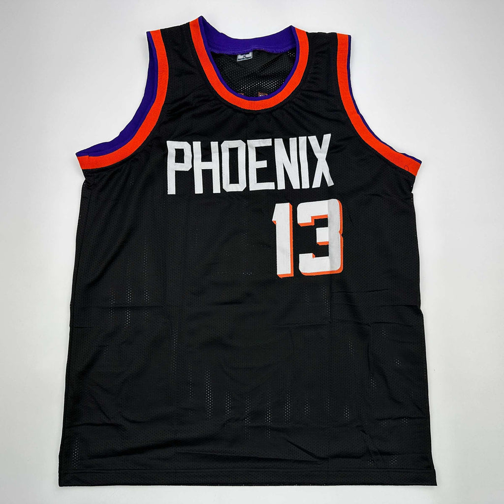 autographed-signed-steve-nash-phoenix-black-basketball-jersey-beckett-bas-coa