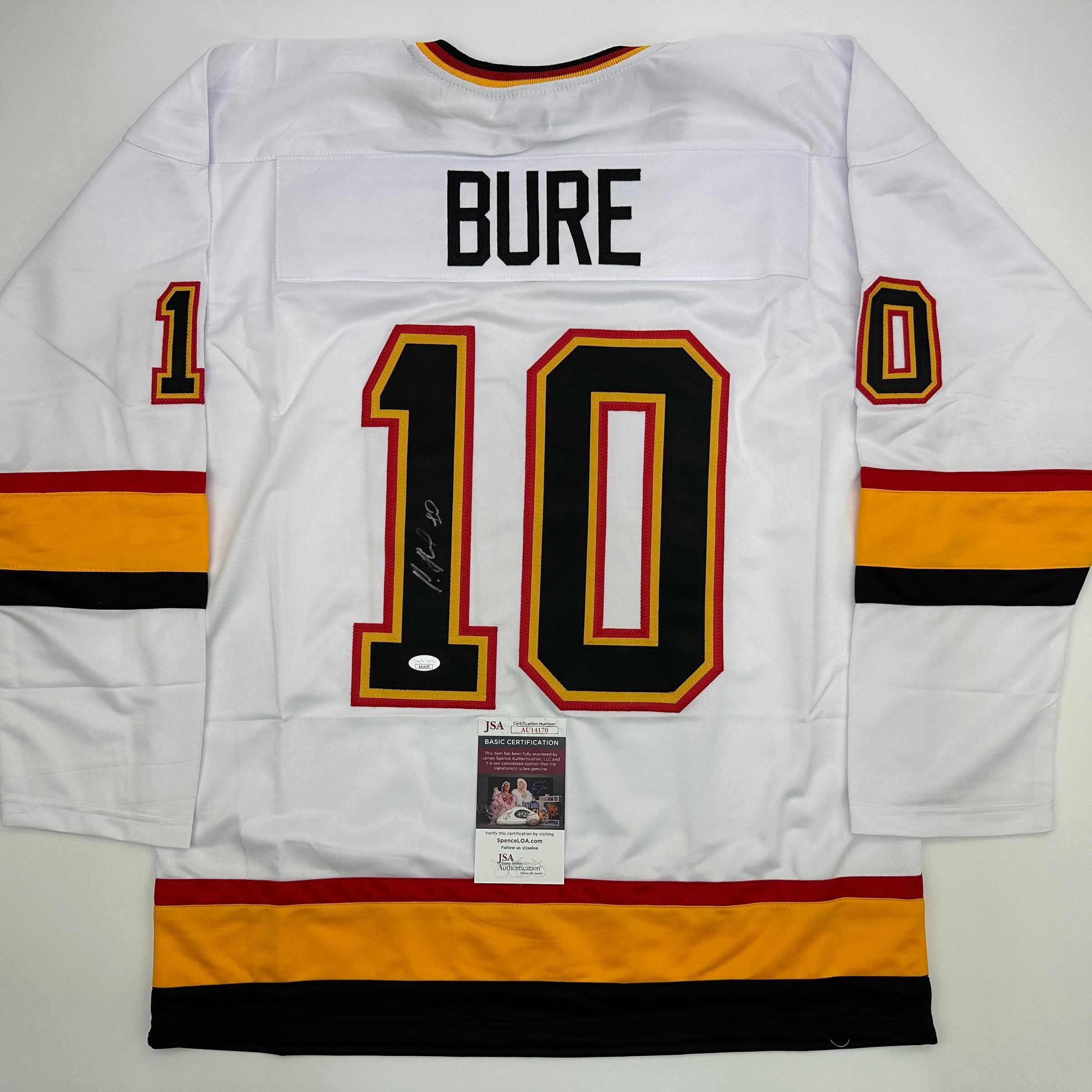 autographed-signed-pavel-bure-vancouver-white-hockey-jersey-jsa-coa