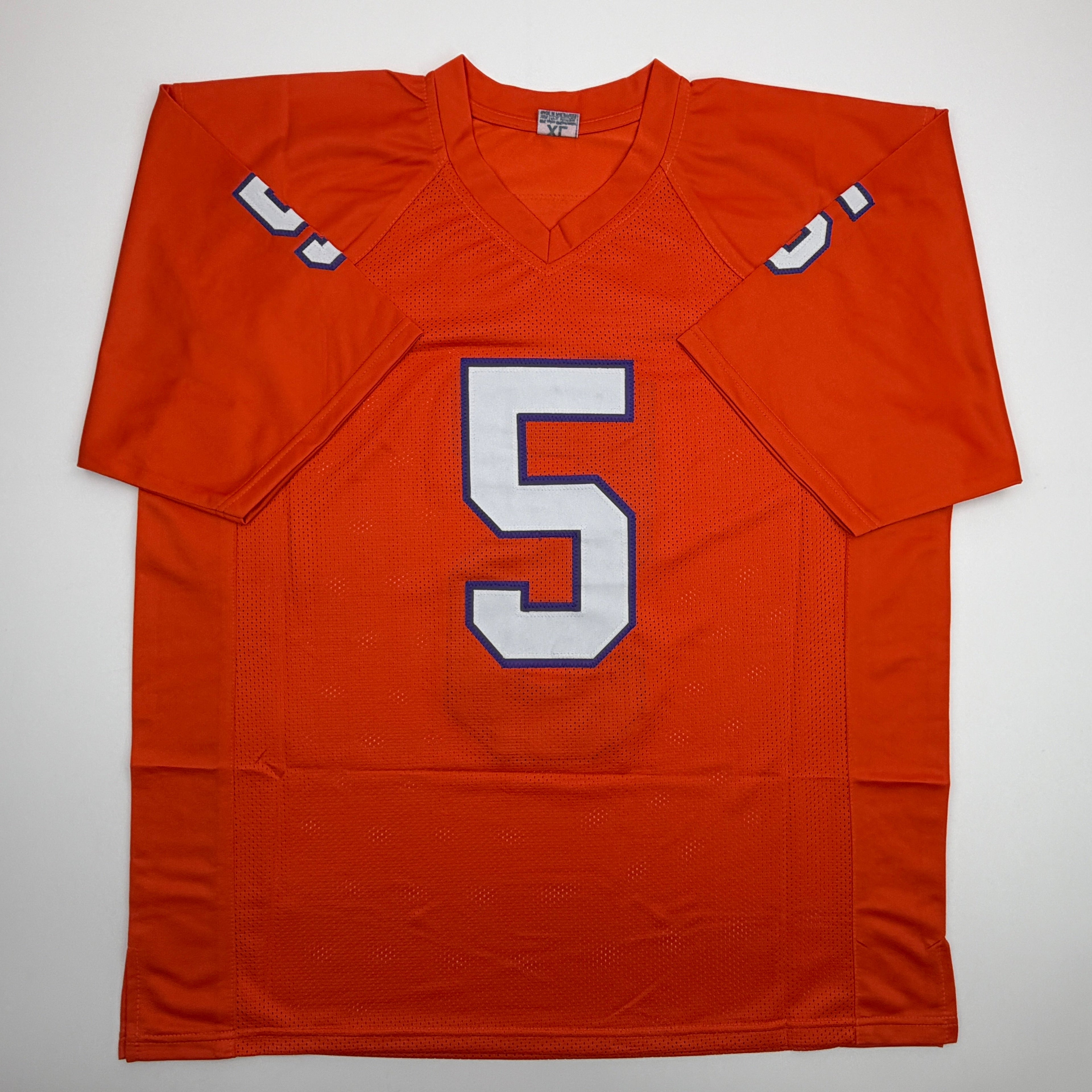 autographed-signed-tee-higgins-clemson-orange-college-football-jersey-beckett-bas-coa