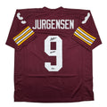 autographed-signed-sonny-jurgensen-hof-83-washington-burgundy-football-jersey-beckett-bas-coa